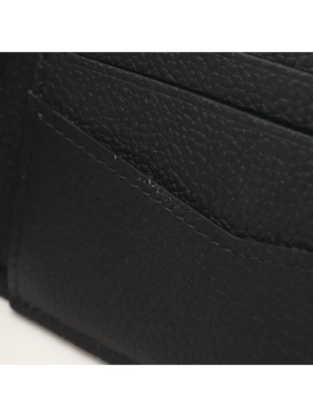 Louis Vuitton Bill Purse Portefeuille Calf Noir Canvas Wallet